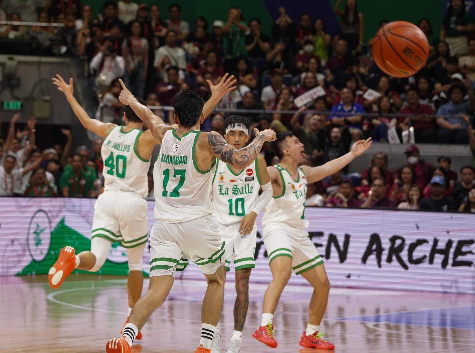 DLSU Archers stand up to UP Maroons, for a winner-take-all-match