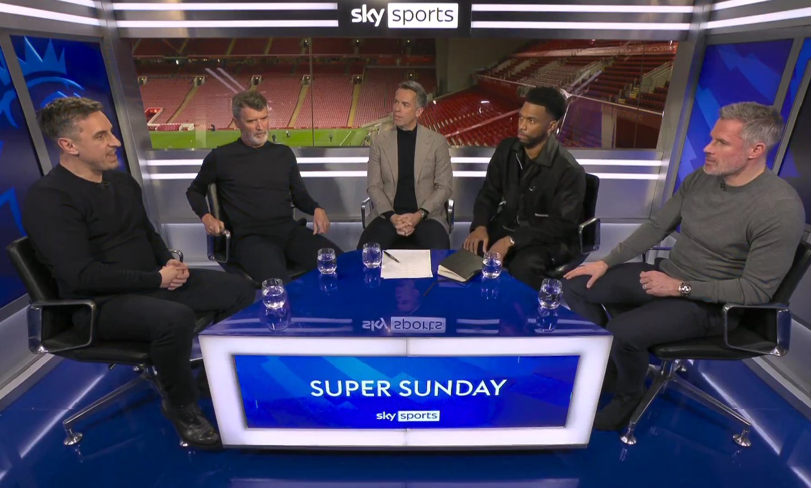 Gary Neville & Jamie Carragher just agreed on Liverpool’s title chances after Man Utd draw