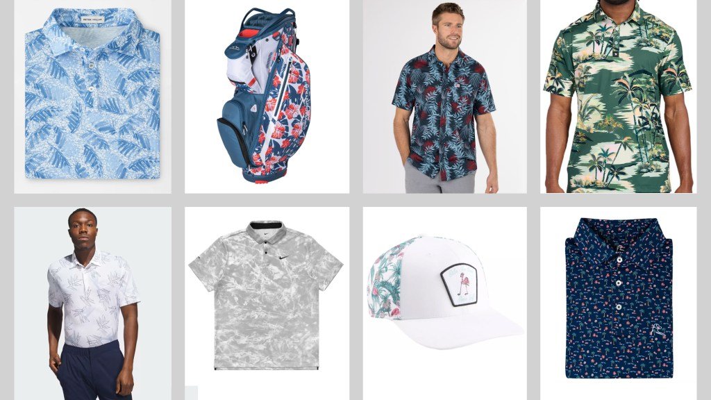 Best Hawaiian golf shirts, floral golf apparel and more