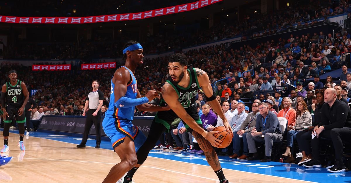 Jayson Tatum shows off two-way dominance in Celtics loss to Thunder