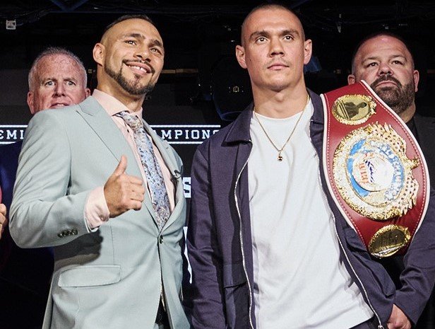 “I Will Knock You Out In Under 12 Rounds.” Tim Tszyu And Keith Thurman Square Off At Press Conference